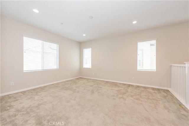 16123 Apricot Ave, Chino, CA 91708 - empty room featuring light carpet and recessed lighting