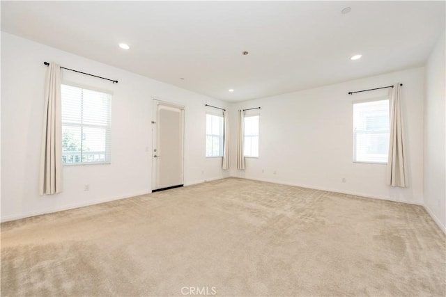 16123 Apricot Ave, Chino, CA 91708 - unfurnished room with light carpet and recessed lighting