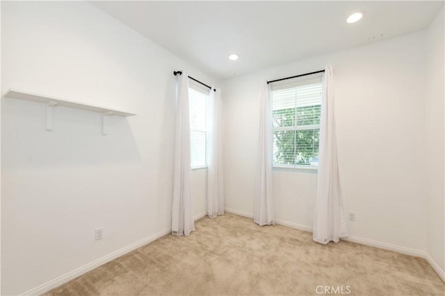 16123 Apricot Ave, Chino, CA 91708 - spare room featuring light carpet and recessed lighting