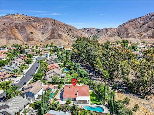 5560 Feather Grass Ln, Yorba Linda, CA 92887 - view of property location featuring nearby suburban area and a mountainous background