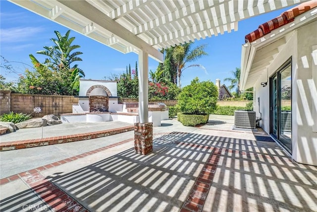5560 Feather Grass Ln, Yorba Linda, CA 92887 - view of patio featuring area for grilling and a pergola