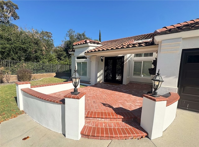 5560 Feather Grass Ln, Yorba Linda, CA 92887 - view of patio / terrace with french doors