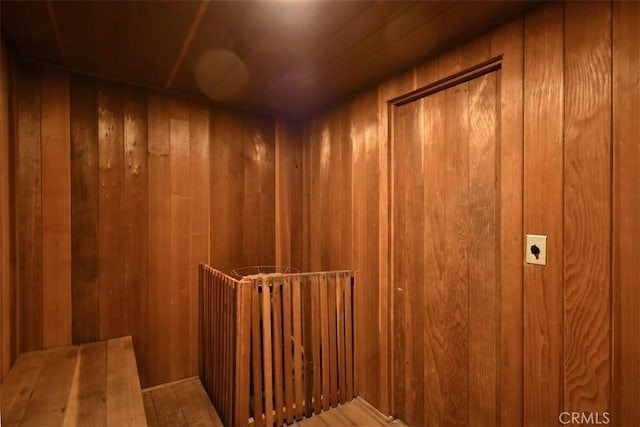 4140 Warner Blvd Unit 302, Burbank, CA 91505 - relaxing sauna / steam room featuring wood walls and wood ceiling