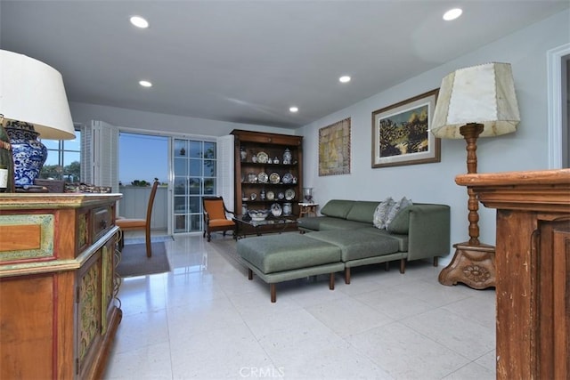 4140 Warner Blvd Unit 302, Burbank, CA 91505 - living area featuring recessed lighting