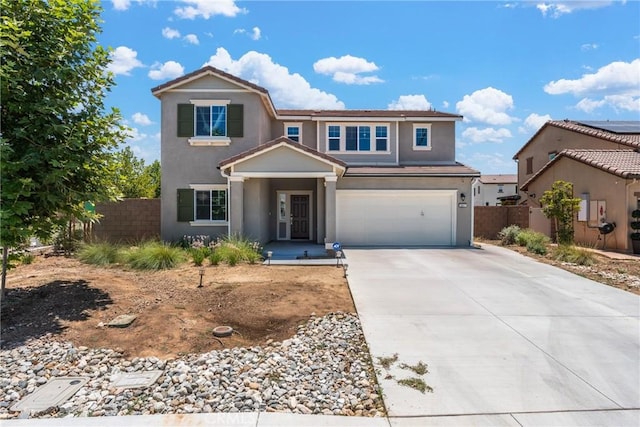 26627 Pearl Blossom Way, Menifee, CA 92585 - traditional home featuring stucco siding, concrete driveway, and an attached garage