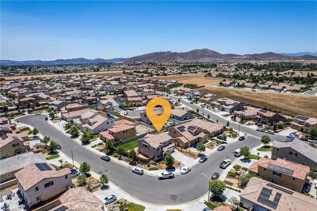 26627 Pearl Blossom Way, Menifee, CA 92585 - aerial overview of property's location with mountains and nearby suburban area
