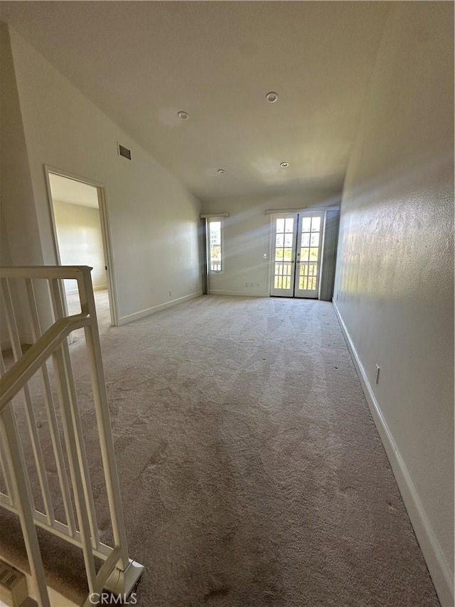 15 Hilltop Cir, Rancho Palos Verdes, CA 90275 - carpeted spare room featuring vaulted ceiling and recessed lighting