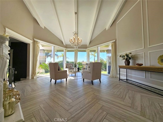 940 N Silent Ranch Dr, Glendora, CA 91741 - sunroom with a chandelier