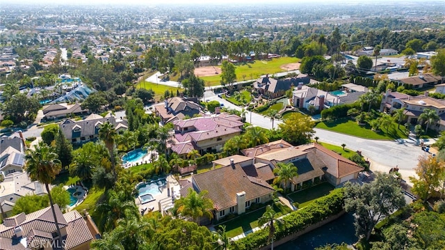 940 N Silent Ranch Dr, Glendora, CA 91741 - aerial overview of property's location with nearby suburban area