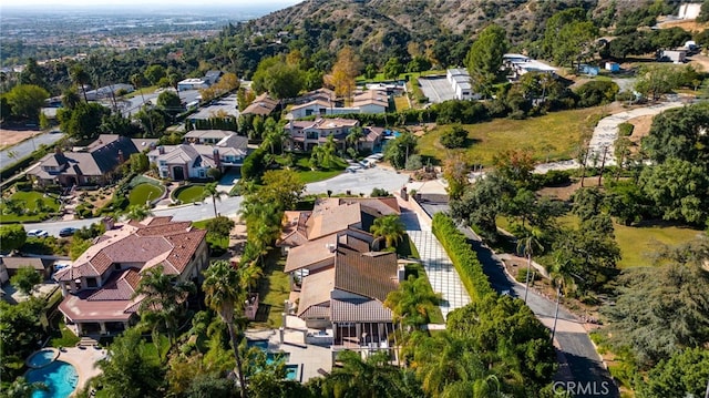 940 N Silent Ranch Dr, Glendora, CA 91741 - aerial view of property's location with nearby suburban area