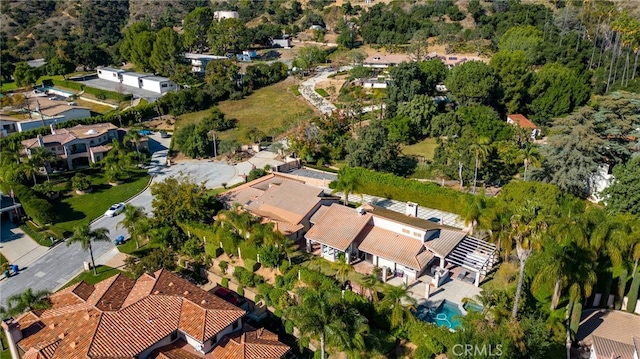 940 N Silent Ranch Dr, Glendora, CA 91741 - aerial overview of property's location with nearby suburban area