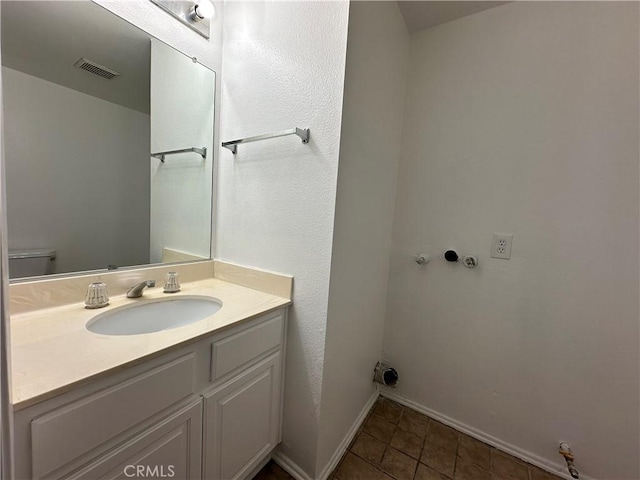1024 S Marengo Ave Unit 6, Alhambra, CA 91803 - bathroom with vanity and tile patterned flooring