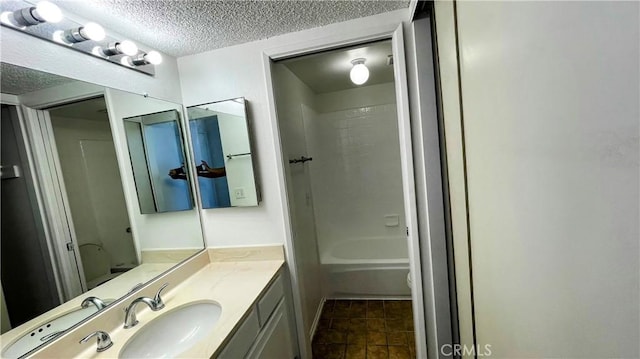 1024 S Marengo Ave Unit 6, Alhambra, CA 91803 - full bathroom featuring vanity and a textured ceiling