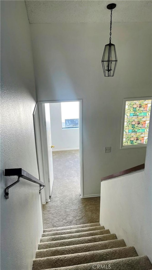 1024 S Marengo Ave Unit 6, Alhambra, CA 91803 - stairs with carpet floors