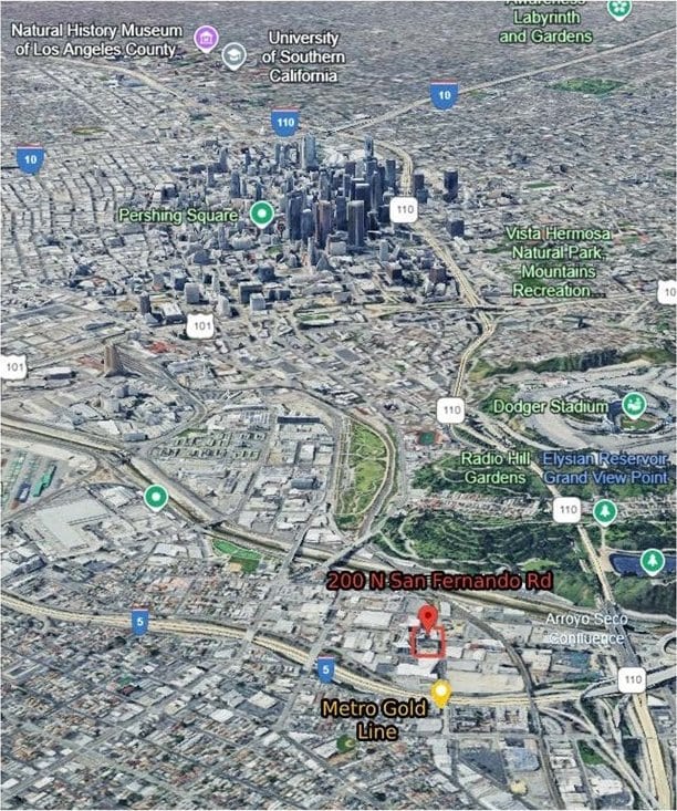 200 N San Fernando Rd Unit 313, Los Angeles, CA 90031 - map of property location