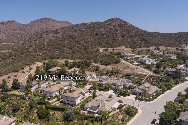 219 Via Rebecca, Thousand Oaks, CA 91320 - view of property location featuring nearby suburban area and a mountain backdrop