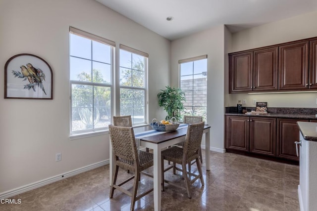 219 Via Rebecca, Thousand Oaks, CA 91320 - dining area featuring plenty of natural light and bar with sink