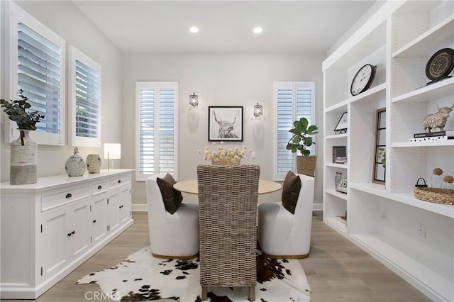 2526 N La Colina Ct, Orange, CA 92867 - dining room featuring light wood finished floors and recessed lighting