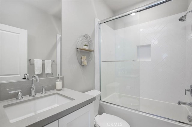 2526 N La Colina Ct, Orange, CA 92867 - bathroom featuring vanity and shower / bath combination with glass door