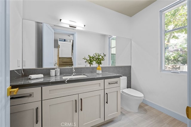620 Baldwin Ct, Sierra Madre, CA 91024 - bathroom featuring vanity, plenty of natural light, and wood finished floors