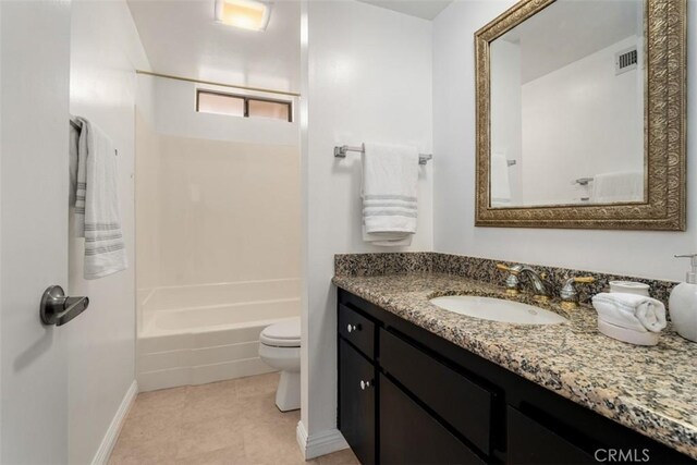 5231 Hiram Ln, Irvine, CA 92603 - full bath featuring vanity, tub / shower combination, and tile patterned floors