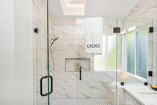 19 Jefferson, Irvine, CA 92620 - bathroom with a shower stall and vanity