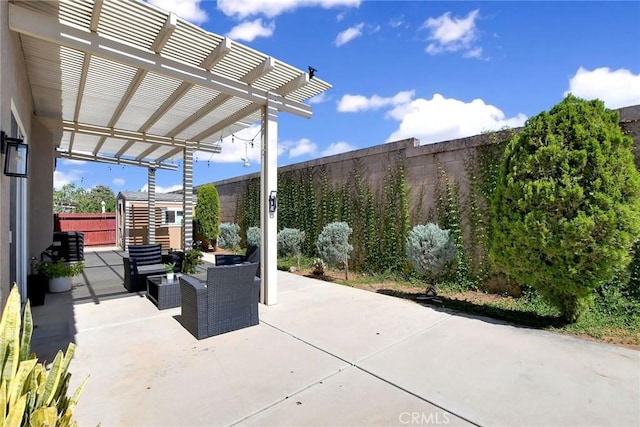 8103 David Way, Jurupa Valley, CA 92509 - fenced backyard featuring a pergola and a patio