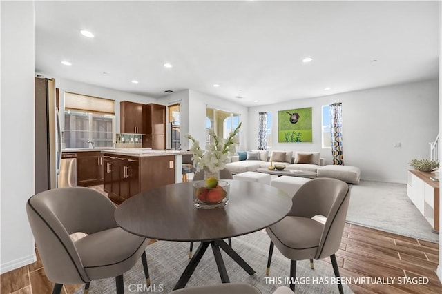 70 Linden Ln, Temple City, CA 91780 - dining area featuring wood finished floors, healthy amount of natural light, and recessed lighting