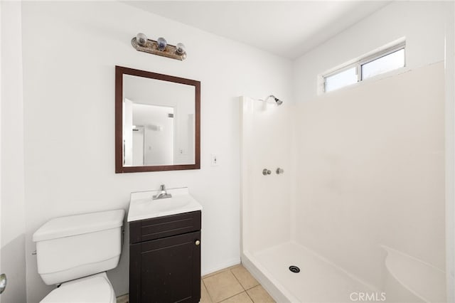 610 W Glen Lyn Dr, Glendora, CA 91740 - bathroom with vanity, tile patterned floors, and a shower