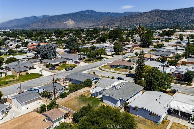 610 W Glen Lyn Dr, Glendora, CA 91740 - aerial view of residential area featuring a mountain backdrop