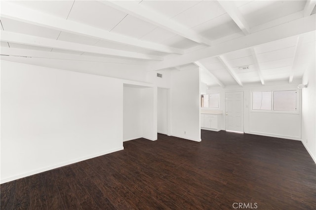 610 W Glen Lyn Dr, Glendora, CA 91740 - below grade area featuring dark wood-style flooring and baseboards