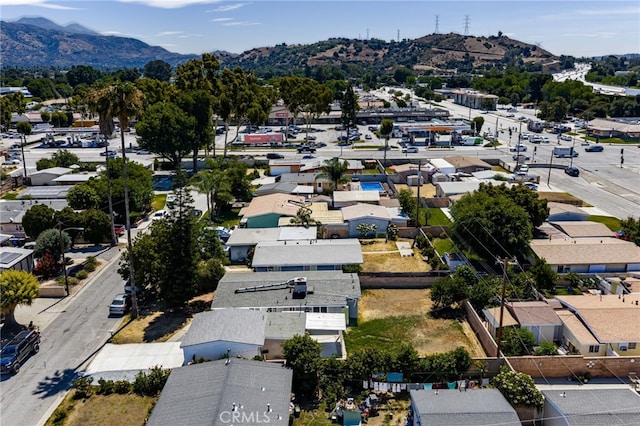 610 W Glen Lyn Dr, Glendora, CA 91740 - aerial perspective of suburban area with a mountain backdrop