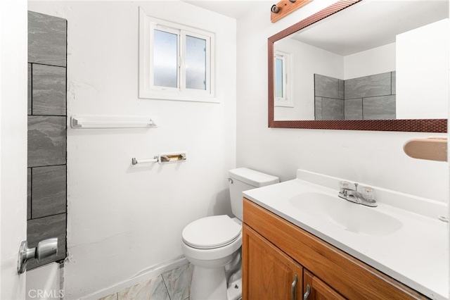 610 W Glen Lyn Dr, Glendora, CA 91740 - full bath with vanity and marble finish floors