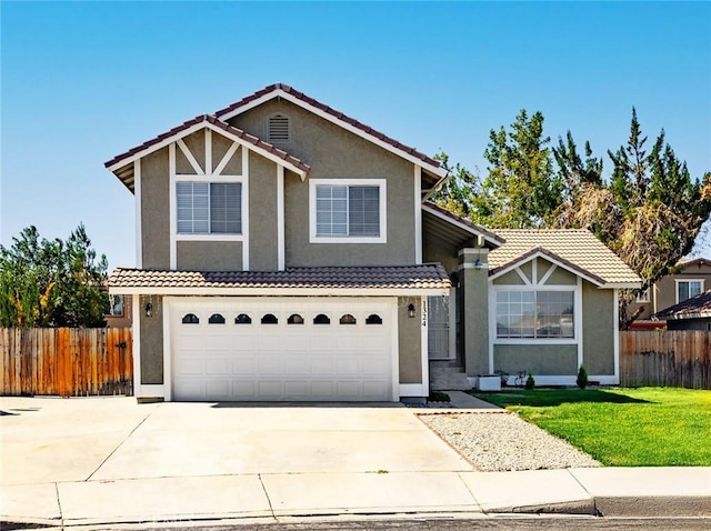 1324 Windermere Ct, Palmdale, CA 93551 - traditional home featuring stucco siding, a tiled roof, and concrete driveway