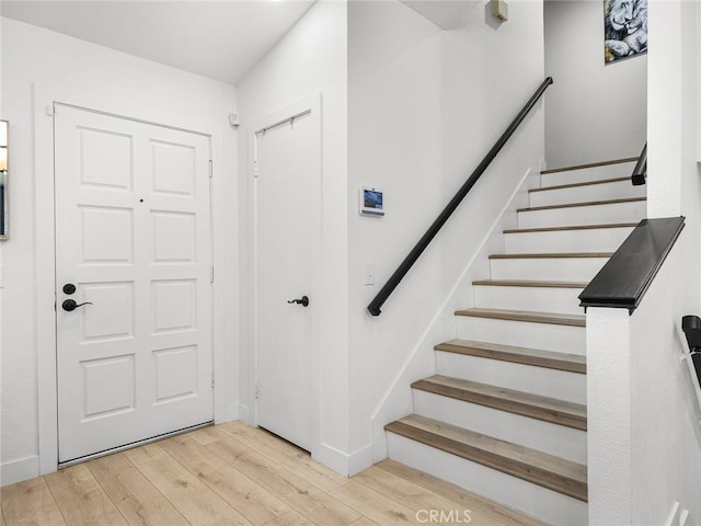 1324 Windermere Ct, Palmdale, CA 93551 - entryway with wood finished floors and stairway
