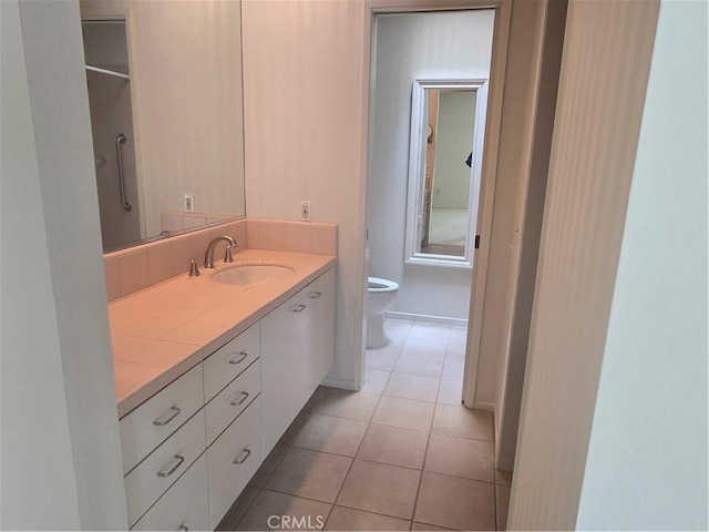 8566 Larkhall Cir Unit 808A, Huntington Beach, CA 92646 - bathroom with tile patterned flooring and vanity