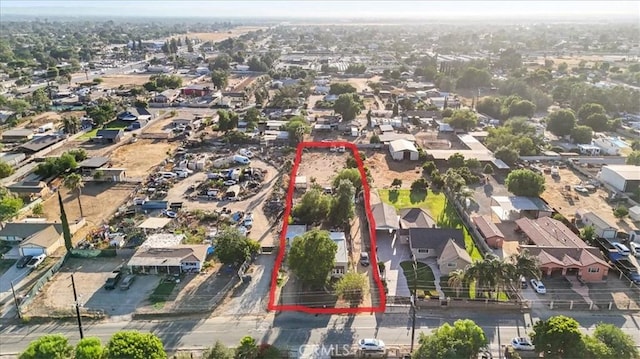 6093 Troth St, Jurupa Valley, CA 91752 - aerial view of residential area with property boundaries highlighted