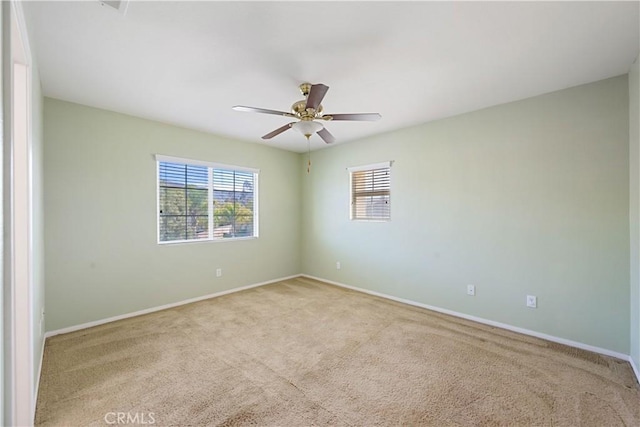 750 Multnomah Ct, San Jacinto, CA 92582 - unfurnished room featuring carpet, plenty of natural light, and ceiling fan