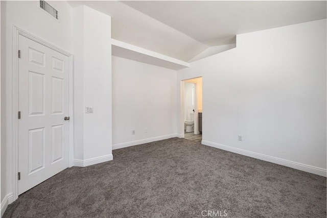 14791 Mountain High Dr, Fontana, CA 92337 - unfurnished bedroom featuring carpet flooring and vaulted ceiling