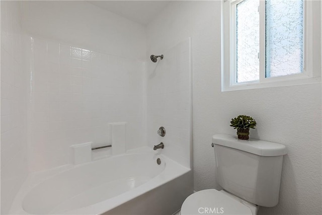 14791 Mountain High Dr, Fontana, CA 92337 - bathroom with toilet and washtub / shower combination