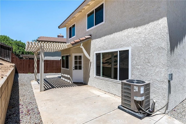 14791 Mountain High Dr, Fontana, CA 92337 - fenced backyard featuring a pergola and a patio