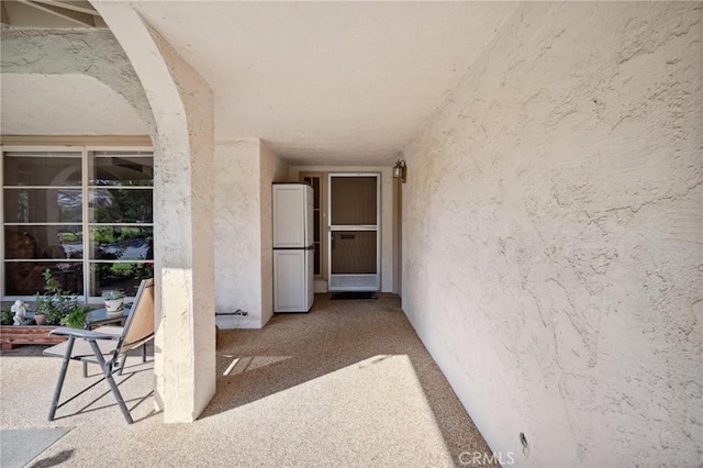 19309 Flowers Ct, Newhall, CA 91321 - view of exterior entry with stucco siding