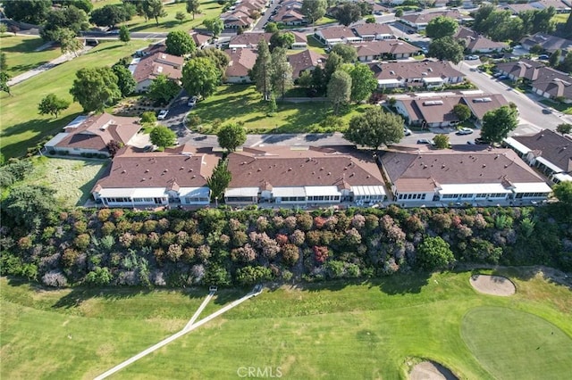 19309 Flowers Ct, Newhall, CA 91321 - aerial overview of property's location with nearby suburban area and a golf course