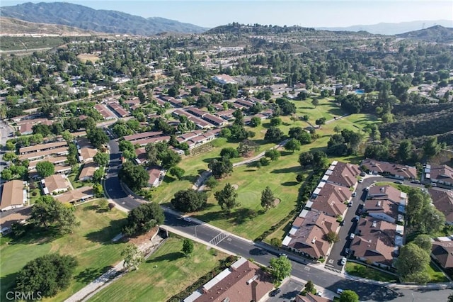 19309 Flowers Ct, Newhall, CA 91321 - aerial view of property and surrounding area featuring a mountainous background and nearby suburban area