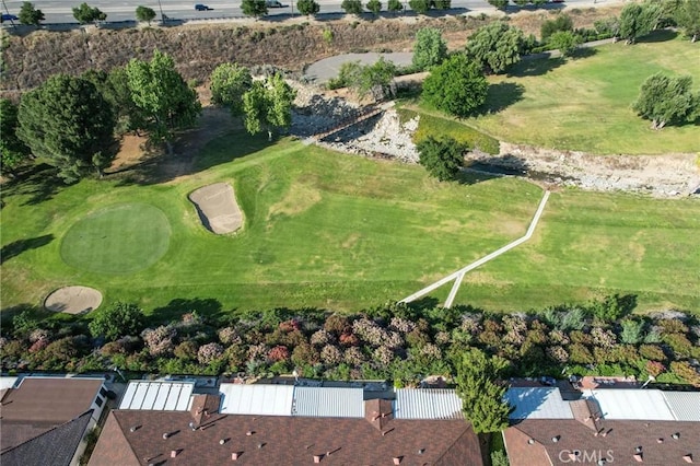 19309 Flowers Ct, Newhall, CA 91321 - aerial view of property and surrounding area with a golf course