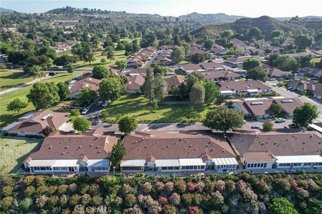 19309 Flowers Ct, Newhall, CA 91321 - aerial view of residential area with a mountain backdrop