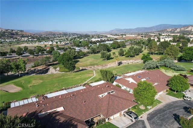 19309 Flowers Ct, Newhall, CA 91321 - aerial overview of property's location with mountains and nearby suburban area