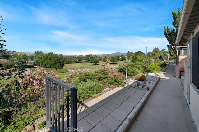 19309 Flowers Ct, Newhall, CA 91321 - view of patio / terrace featuring a mountain view