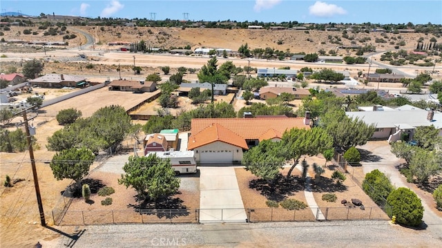 7390 Chase Ave, Hesperia, CA 92345 - view from above of property with a desert landscape