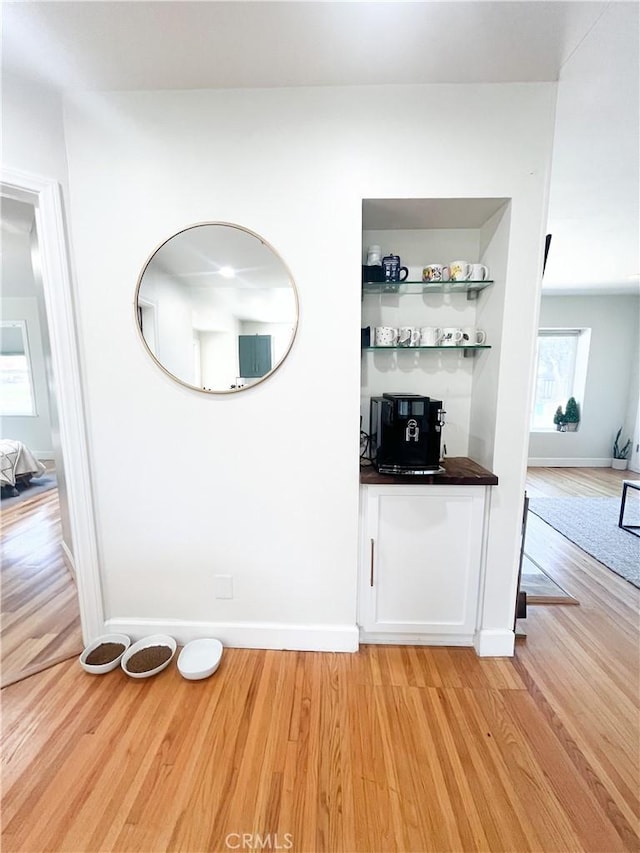 4574 Whaley Ave, Long Beach, CA 90807 - bar featuring light wood-type flooring